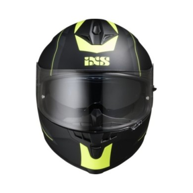 iXS Casque intégrale iXS1100 2.0 noir mat-jaune fluo