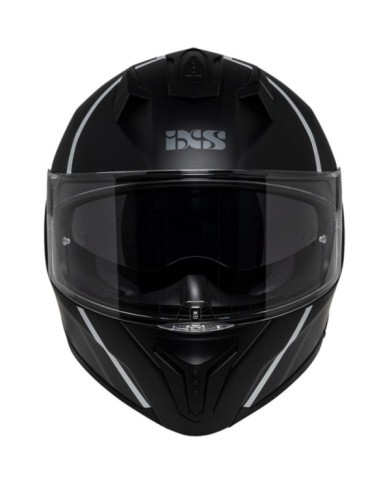casco integrale iXS iXS217 2.0 nero opaco-bianco