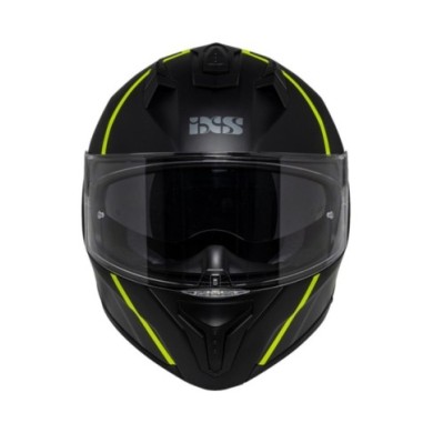 iXS Integralhelm iXS217 2.0 matt schwarz-gelb fluo