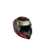 casco integrale iXS iXS912 SV 2.0 Blade nero opaco-rosso