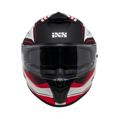 iXS Casque intègrale iXS422 FG 2.2 blanc mat-rouge