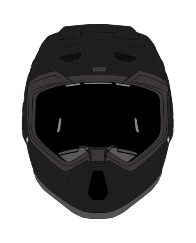 casco integrale iXS Trigger MX 1.0 Chalky MIPS nero metallizzato