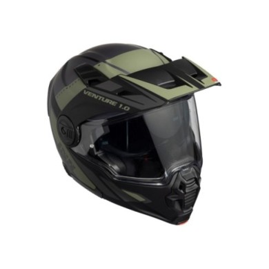 iXS Klapphelm Venture 1.0 matt schwarz-anthrazit-oliv