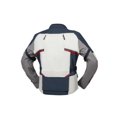 giacca laminata iXS Tourster-STX 1.0 grigio chiaro-blu-rosso