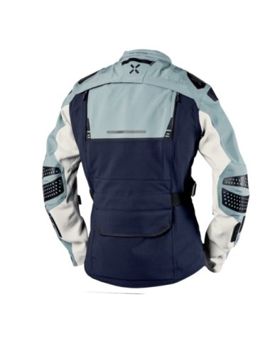 iXS Tourster-STX 2.0 Laminatjacke dunkelblau-blau grau-cool