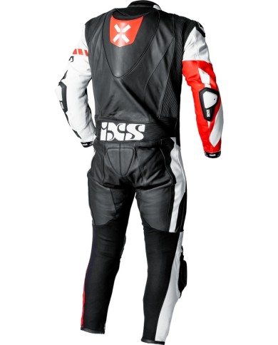 iXS Ace 1.0 combinaison en cuir une pièce noir-blanc-rouge