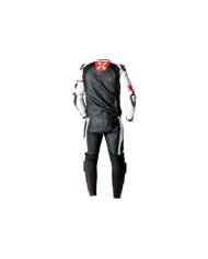 iXS Ace 1.0 tuta in pelle a due pezzi nero-bianco-rosso