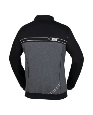 iXS Zip Jacke iXS-Team schwarz-grau