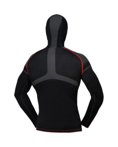 iXS Underwear 365 Felpa con cappuccio nero-grigio XL