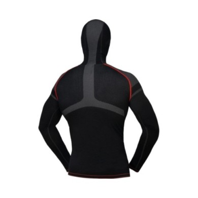 iXS Underwear 365 Felpa con cappuccio nero-grigio XL