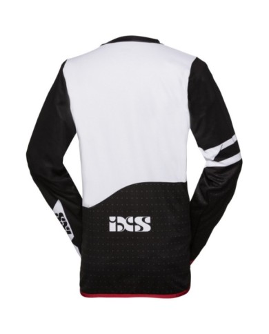iXS Cross Shirt RedBud noir blanc