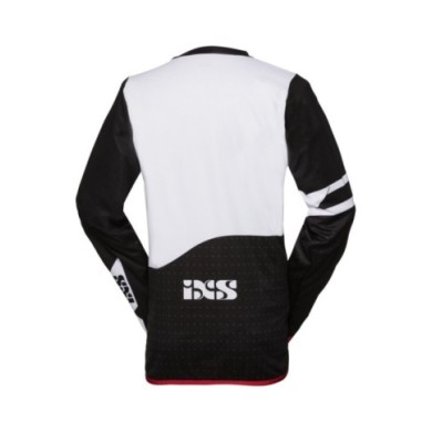 iXS Cross Shirt RedBud nero bianco