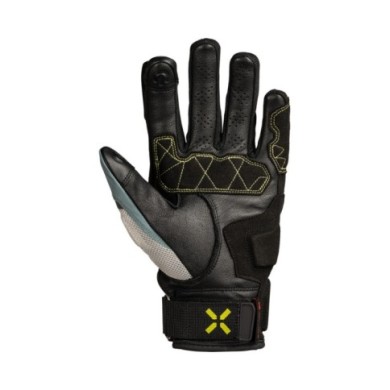 iXS Venture-Air 1.0 gants noir-bleu-gris-lime yellow