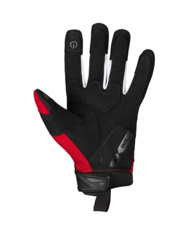 guanti iXS Tour Pandora-Air 2.0 nero-rosso-bianco