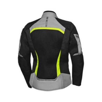 iXS Sport Femme Veste Andorra-Air noir-gris-jaune
