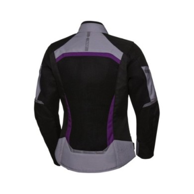 iXS Sport Giacca Andorra-Air donna nero-grigio-viola