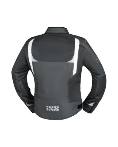 iXS Sport Giacca Trigonis-Air grigio scuro-bianco