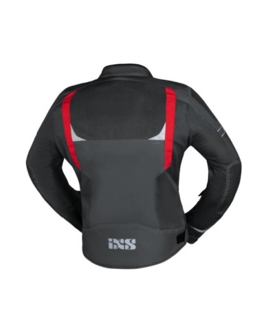 iXS Sport Jacke Trigonis-Air dunkelgrau-grau-rot