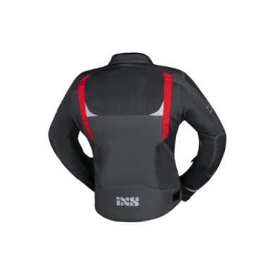 iXS Sport Trigonis-Air Giacca grigio scuro-grigio-rosso