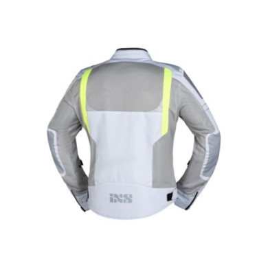iXS Sport Jacke Trigonis-Air hellgrau-grau-neon gelb