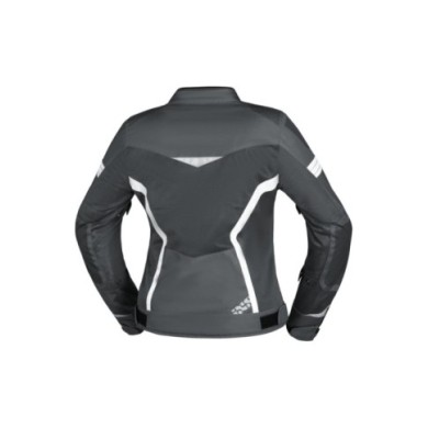 iXS Sport Giacca Trigonis-Air da donna grigio scuro-bianco