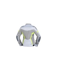 iXS Sport Donna Giacca Trigonis-Air grigio chiaro-grigio-giallo neon