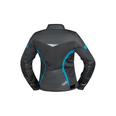 iXS Sport Damen Jacke Trigonis-Air dunkelgrau-grau-türkis