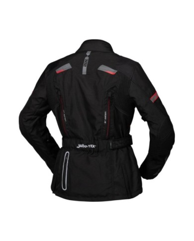 giacca iXS Tour Liz-ST donna nero-rosso