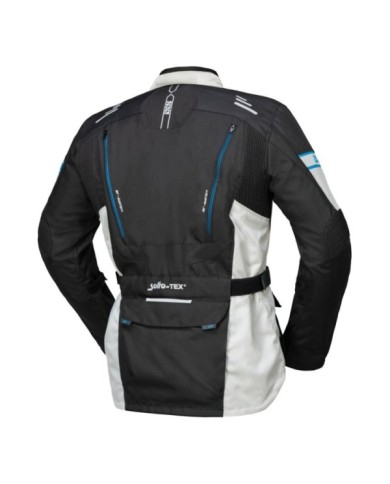 iXS Tour Veste Lorin-ST noir-gris clair-bleu