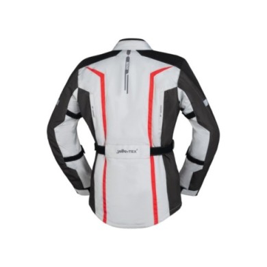 giacca iXS Tour Evans-ST 2.0 grigio chiaro-grigio-rosso