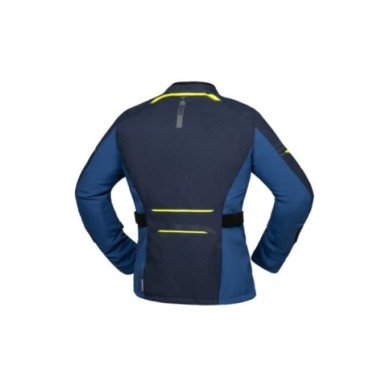 giacca iXS Tour Lane ST donna blu-azzurro-giallo fluorescente