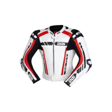 iXS Sport LD Kombi RS-800 2 pz. bianco-nero-rosso 56H 132