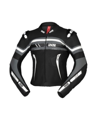 mute iXS Sport LD RS-700 2 pezzi nero-grigio-bianco