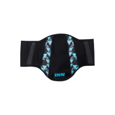 iXS Cintura lombare sagomata da donna nero-turchese