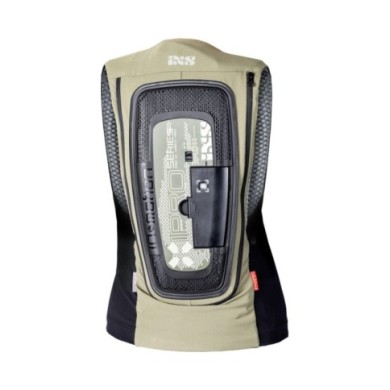 gilet airbag iXS IPRO 1.0 oliva-nero S