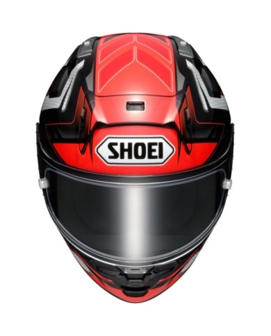 SHOEI Casco integrale X-Spirit Pro X1 TC-1 rosso-bianco-argento