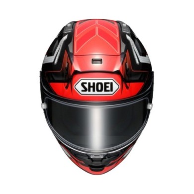 SHOEI Casque intégral X-Spirit Pro X1 TC-1 rouge-blanc-argent