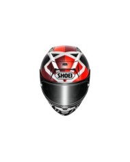 SHOEI Integralhelm X-Spirit Pro Diggia 2 TC-1, rot-schwarz-weiss
