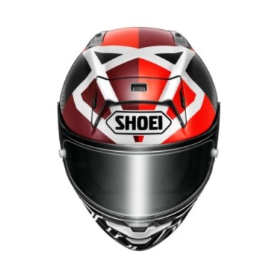 SHOEI Integralhelm X-Spirit Pro Diggia 2 TC-1, rot-schwarz-weiss