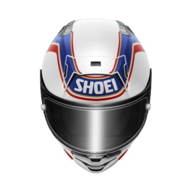 SHOEI Casco integrale X-Spirit Pro Gardner TC-2 bianco-blu-rosso