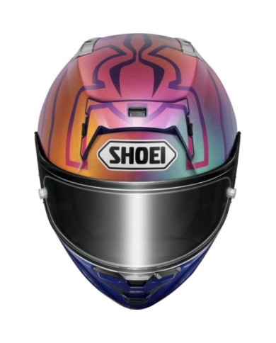SHOEI Casque intégral X-Spirit Pro Marquez Holi TC-1, rouge-bleu
