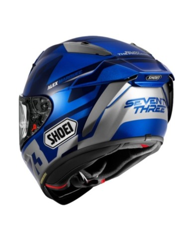 SHOEI Casco integrale X-Spirit Pro Alex V3 blu-nero-grigio