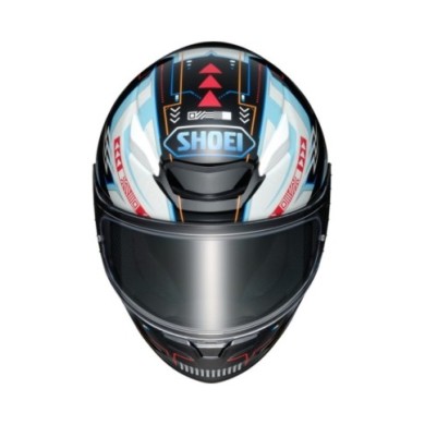 SHOEI Casque intégral NXR2 Arcane TC-10, noir-blanc-bleu