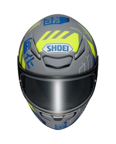 SHOEI Casque intégral NXR2 Accolade TC-10 matt gris-fluo jaune