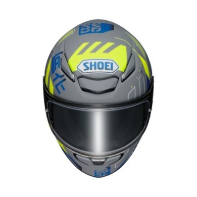 SHOEI Integralhelm NXR2 Accolade TC-10 matt grau-fluo gelb