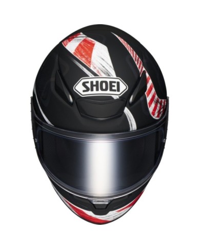 SHOEI Integralhelm NXR2 Knee Down TC-5, matt schwarz-rot-weiss