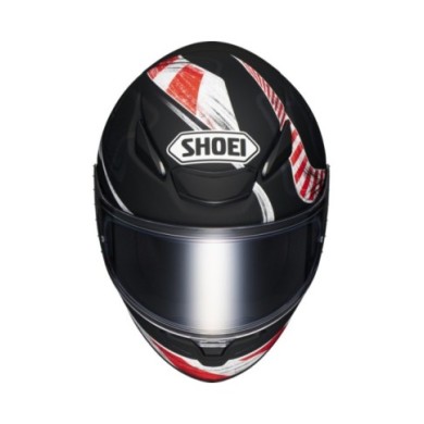 SHOEI Integralhelm NXR2 Knee Down TC-5, matt schwarz-rot-weiss