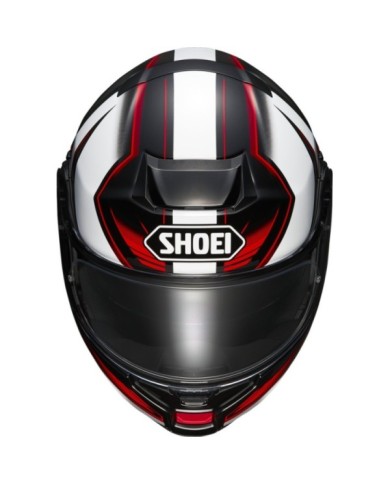 SHOEI Klapphelm Neotec 3 Grasp TC-5 weiss-rot-schwarz