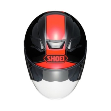 SHOEI Jethelm J-Cruise II Adagio TC-1, schwarz-rot-silber