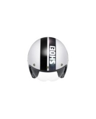 SHOEI Casco Jet J-O 2 Cross Logo 2 TC-6, bianco-nero